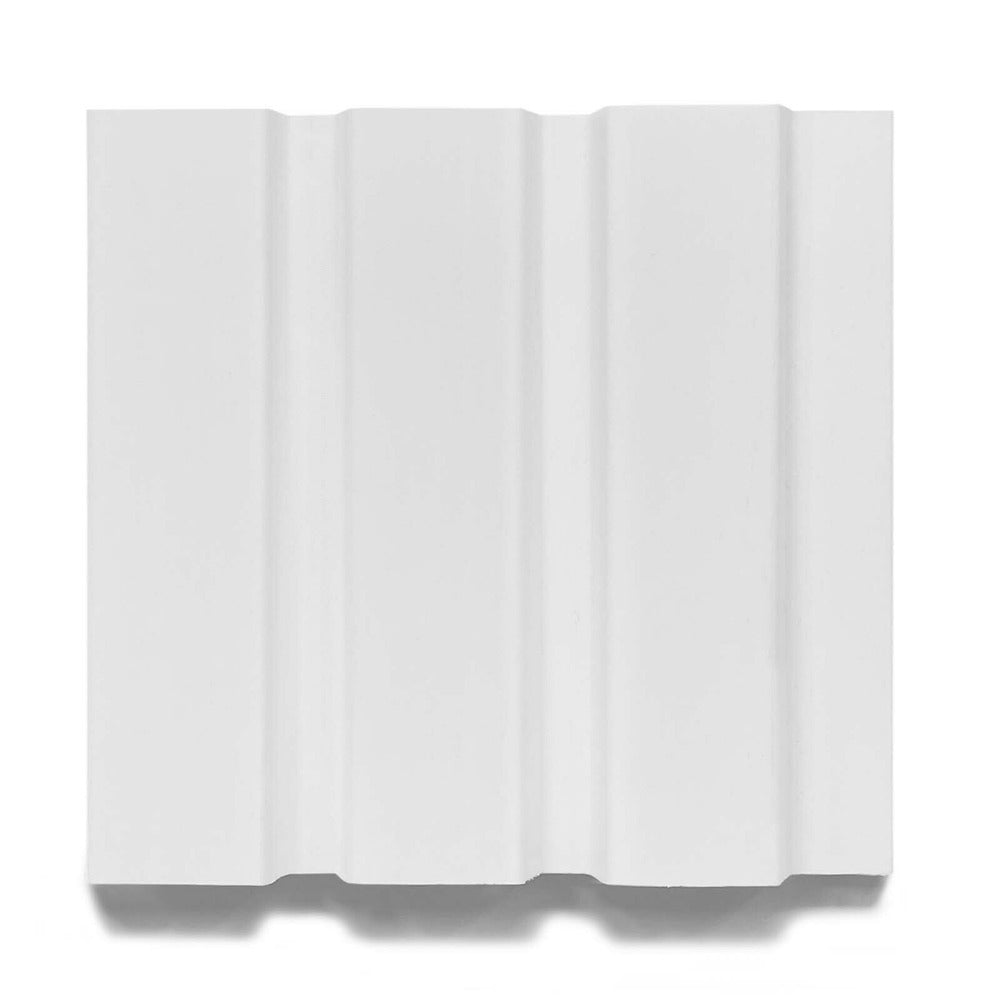 Lamelio Olmo Right Panel End Cap White Finish 2.6x270 cm