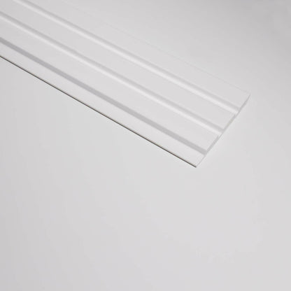 Lamelio Olmo Right Panel End Cap White Finish 2.6x270 cm