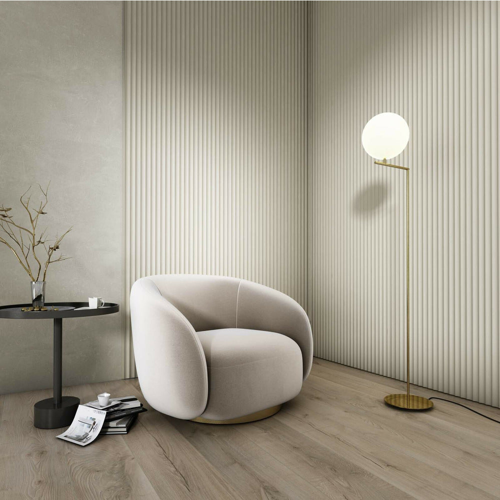 Капак за панел рифлаж дясно Lamelio Onda бял 3.2x270 см