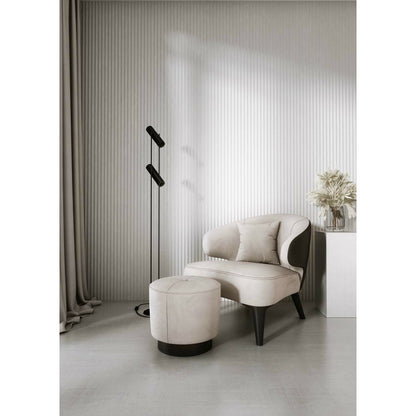 Капак за панел с рифловка дясно Lamelio Onda финал дъб сив 3.2x270 см