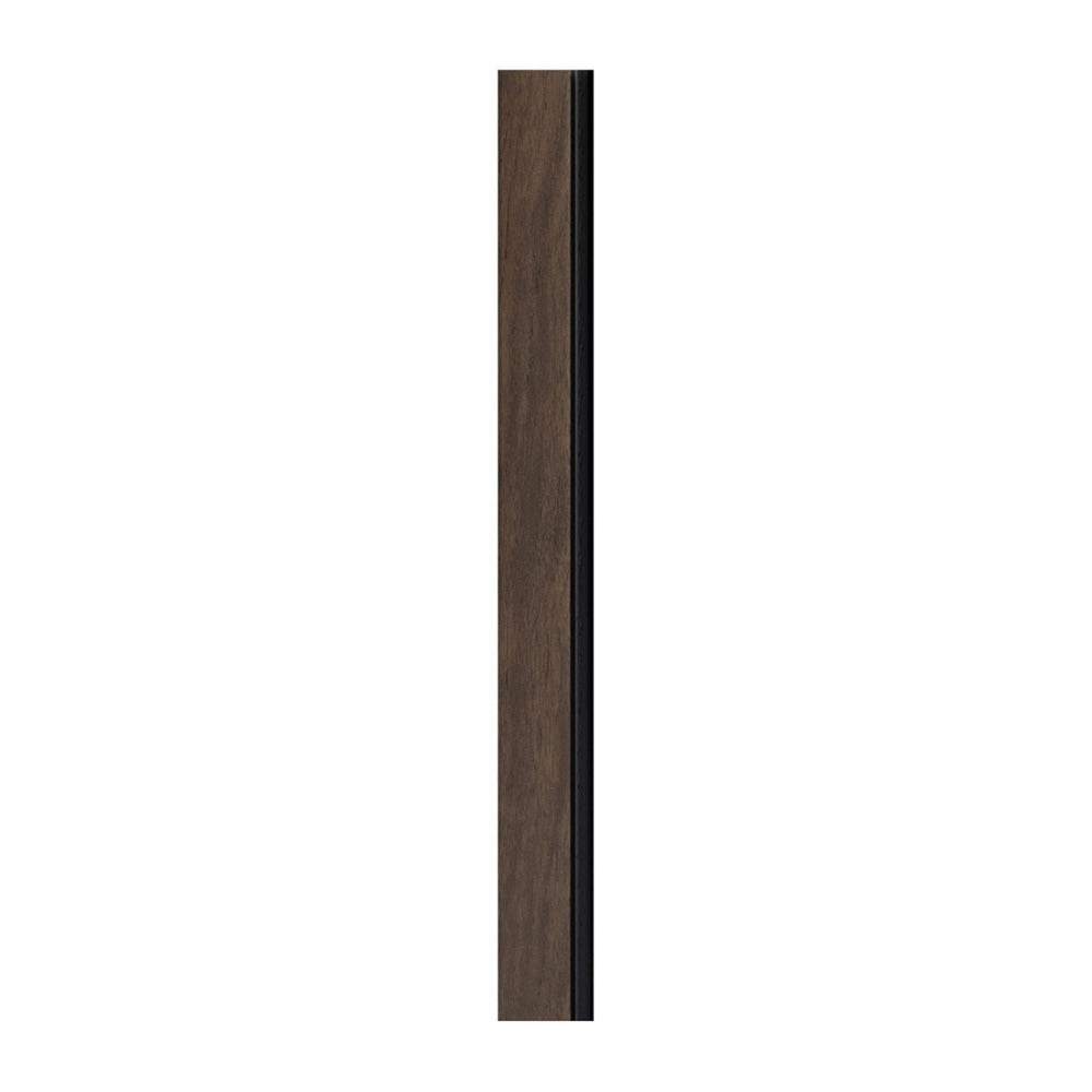 Ляв капак на панел рифлаж Lamelio Milo, финиш орех 4.2x270 см