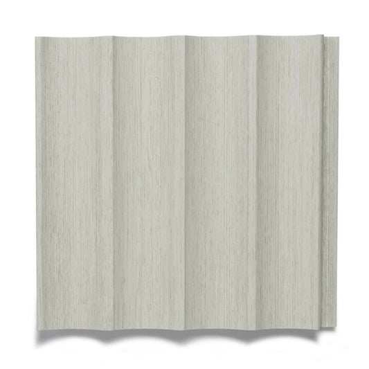Ляв капак за панел с рифловка Lamelio Onda, цвят дъб сив 3.8x270 см