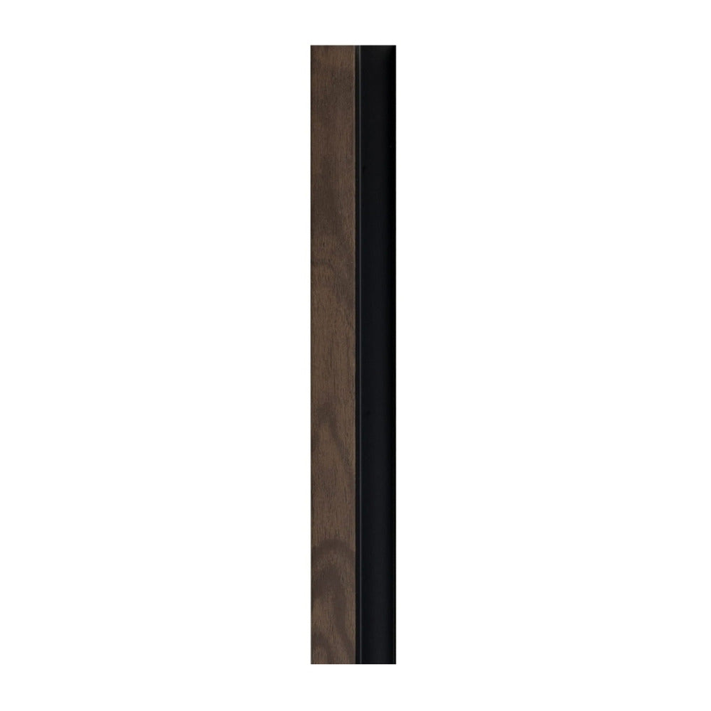 Ляв капак за панел рифлаж Lamelio Vasco, финал - орех 6.2x270 см