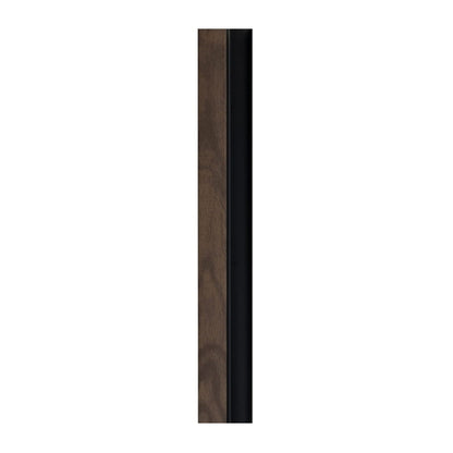 Ляв капак за панел рифлаж Lamelio Vasco, финал - орех 6.2x270 см
