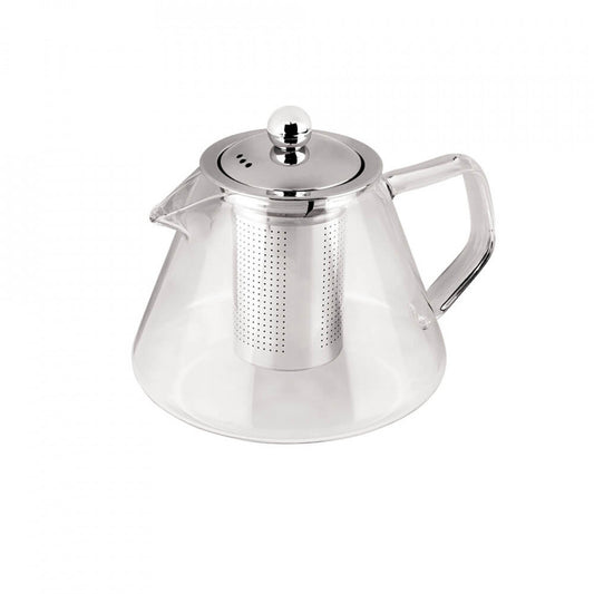 Чайник от стъкло с инфузер 1L Black Silver Collection BerlingerHaus BH 7805