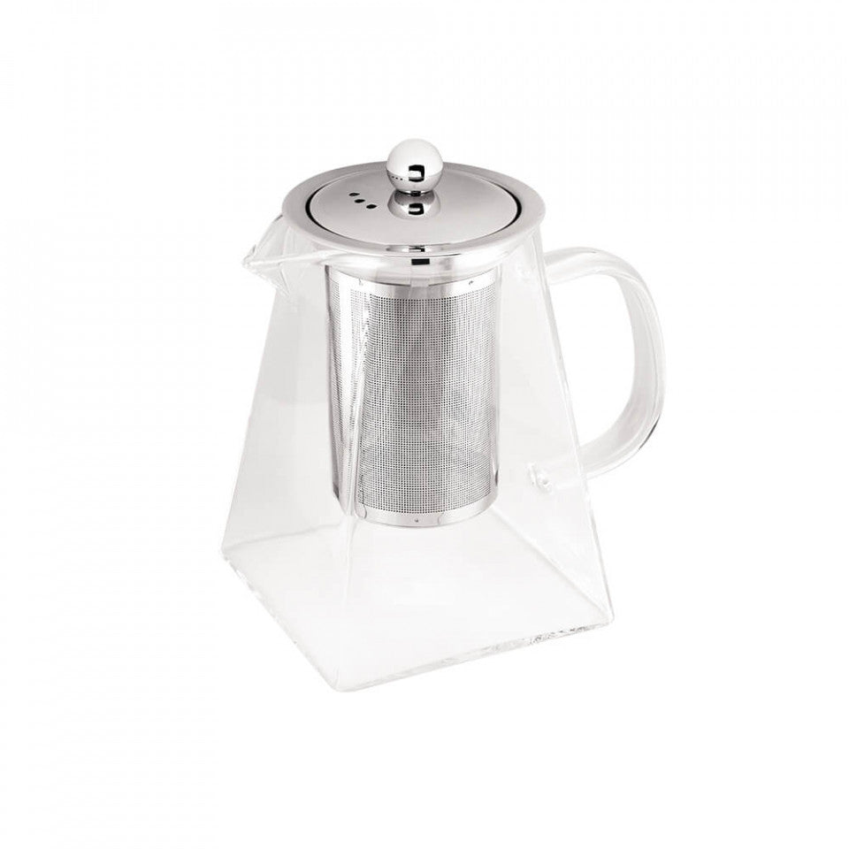 Чайник от стъкло с инфузер 950ml Black Silver Collection BerlingerHaus BH 7804
