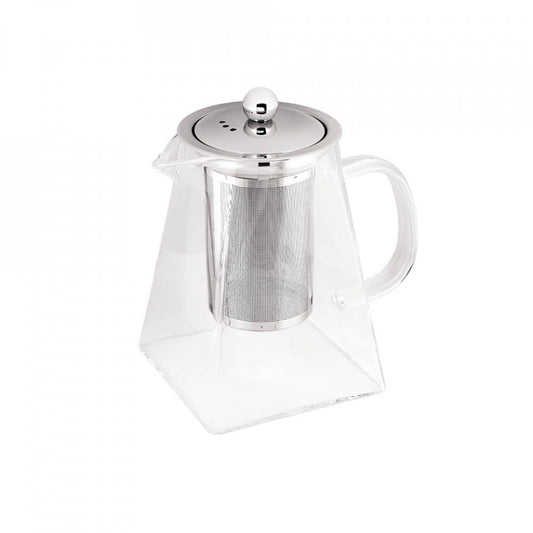 Чайник от стъкло с инфузер 950ml Black Silver Collection BerlingerHaus BH 7804