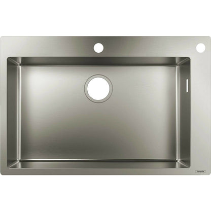 Kitchen Sink Hansgrohe S71 Stainless Steel 76x50 cm