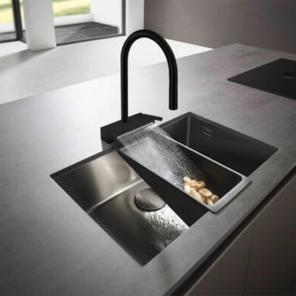 Мивка за кухня Hansgrohe S71 S719-U660 с 1 купа 71x45 cm инокс