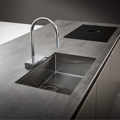 Мивка за кухня Hansgrohe S71 S719-U660 с 1 купа 71x45 cm инокс
