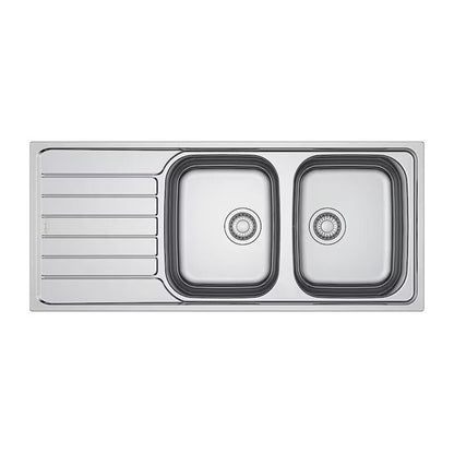 Мивка за кухня инокс Franke Spark 116x50 cm с 2 корита и ляв отвод