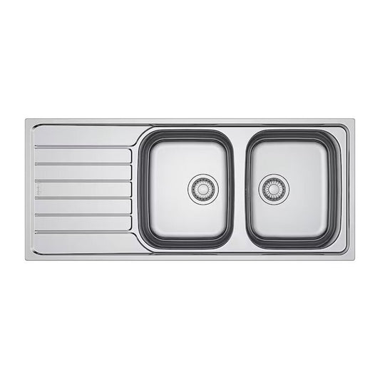 Мивка за кухня инокс Franke Spark 116x50 cm с 2 корита и ляв отвод