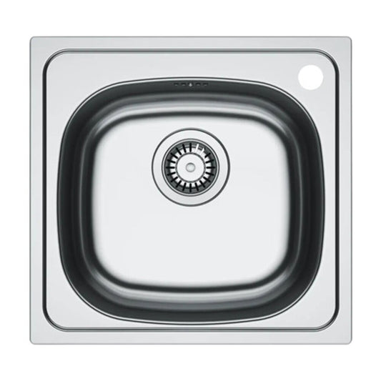 Мивка за кухня от неръждаема стомана Franke Spark 45.5x43.5 cm с 1 корито, неръждаема стомана