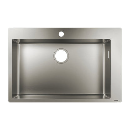 Hansgrohe Stainless Steel Kitchen Sink Brushed Chrome