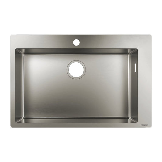 Hansgrohe Stainless Steel Kitchen Sink Brushed Chrome
