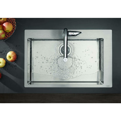 Hansgrohe Stainless Steel Kitchen Sink Brushed Chrome