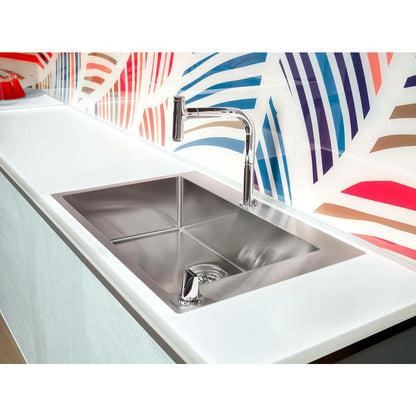 Hansgrohe Stainless Steel Kitchen Sink Brushed Chrome