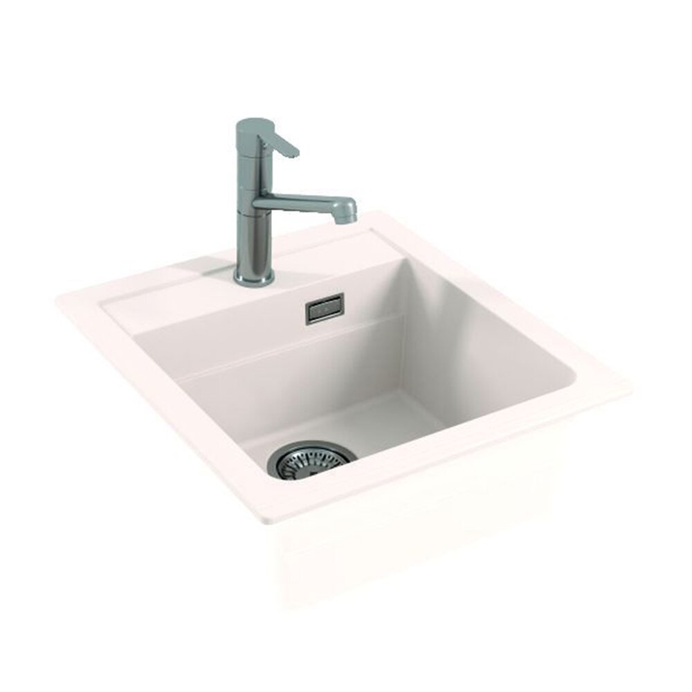 Alveus Atrox 20 White Composite Sink 47x50 cm
