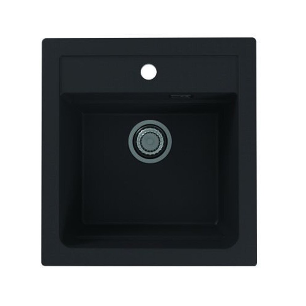 Чифтова композитна мивка Alveus Atrox 20 черна 47x50 см