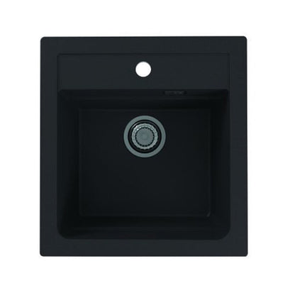Чифтова композитна мивка Alveus Atrox 20 черна 47x50 см