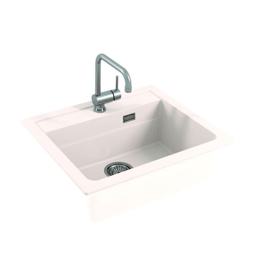 Alveus Atrox 30 White Composite Sink 59x50 cm