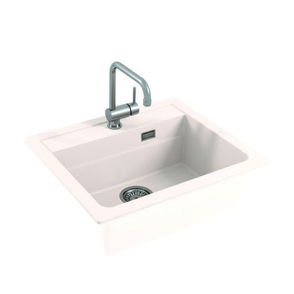 Alveus Atrox 30 White Composite Sink 59x50 cm