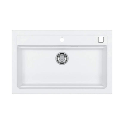 Alveus Atrox 40 White Composite Sink 79x50 cm