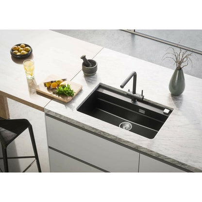 Кухненска мивка от композит Alveus Atrox 40 черна 79x50 см