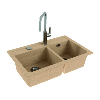 Alveus Atrox 50 Composite Sink Beige 79x50 cm