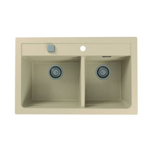 Композитна мивка Alveus Atrox 50 крем Terra 79x50 см