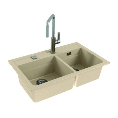 Композитна мивка Alveus Atrox 50 крем Terra 79x50 см