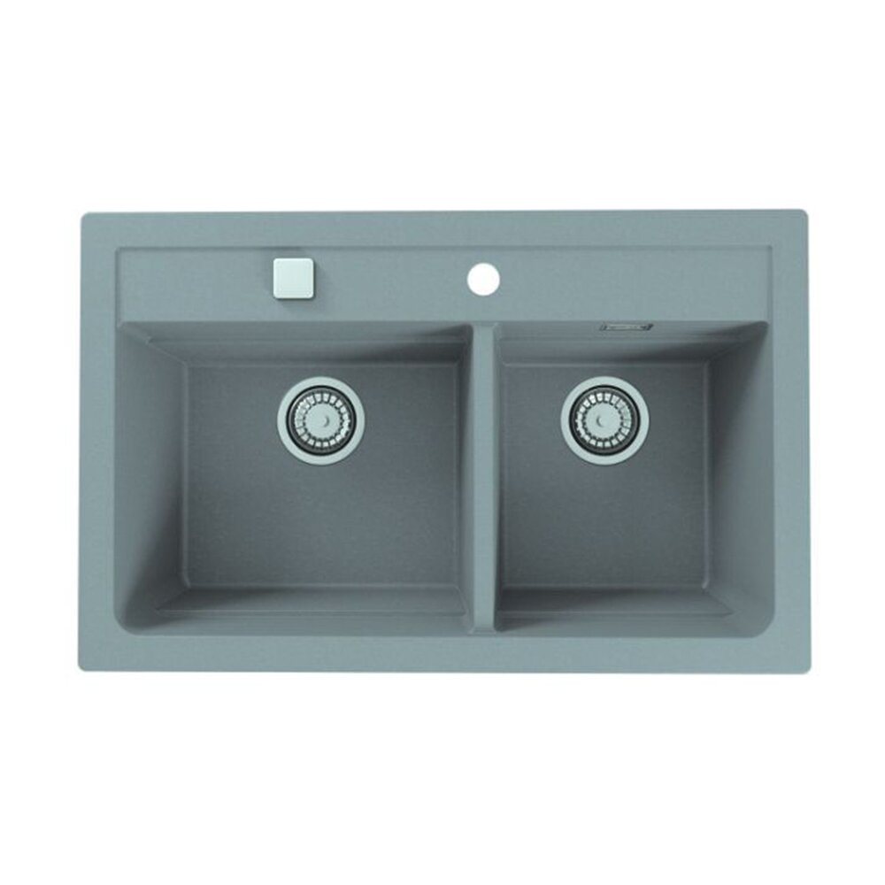 Alveus Atrox 50 Composite Sink Grey 79x50 cm