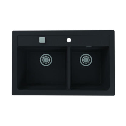 Alveus Atrox 50 Composite Sink Black 79x50 cm