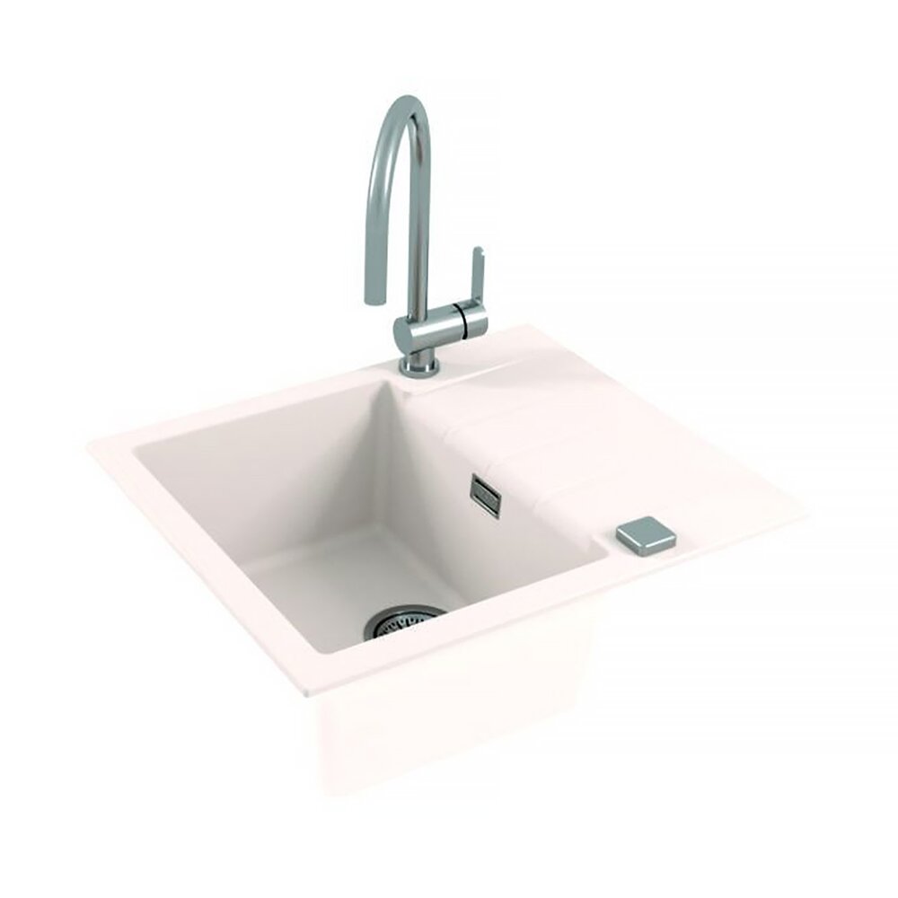 Alveus Cadit 10 Composite Sink White 59x50 cm