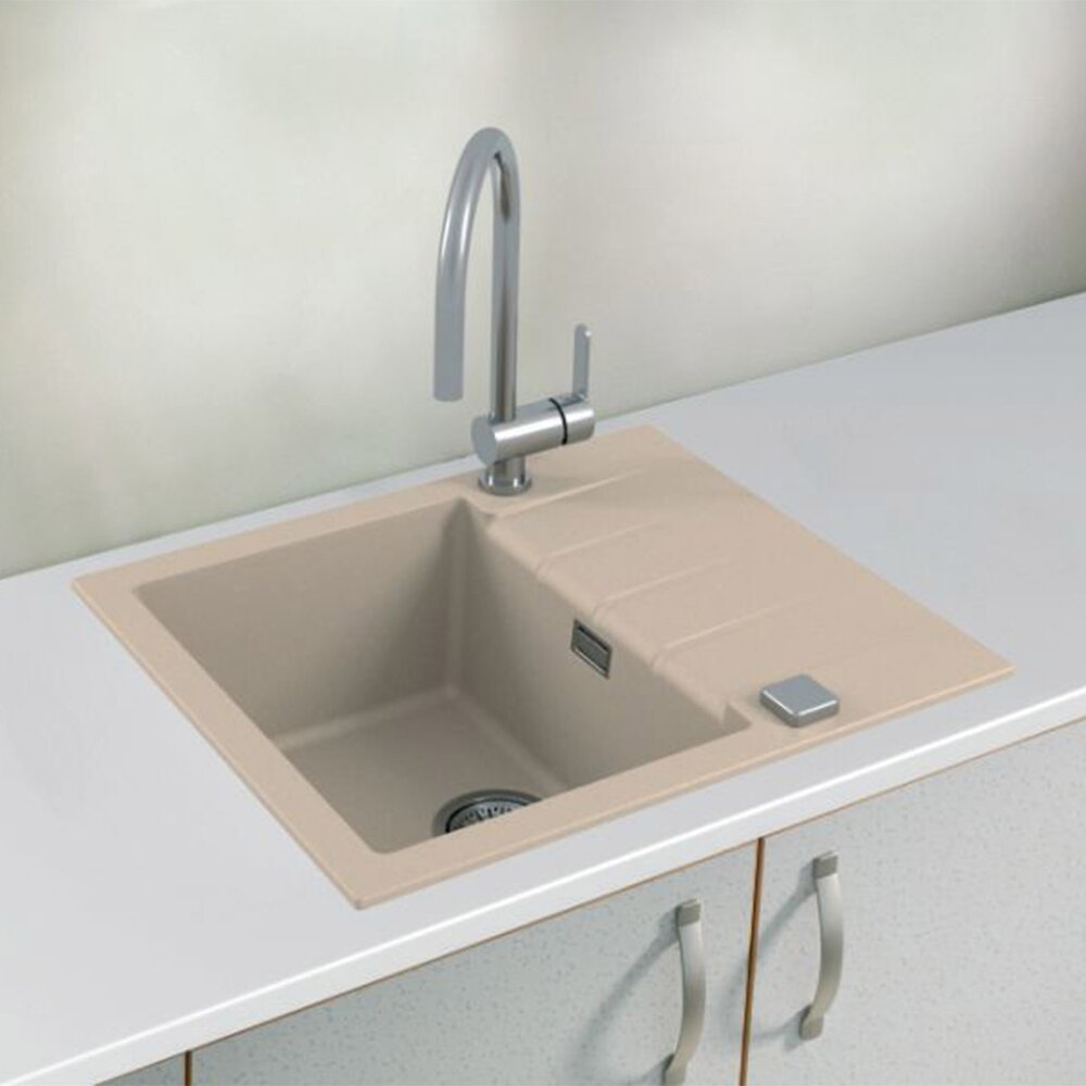 Чашата за мивка Alveus Cadit 10 крем Terra 59x50 см