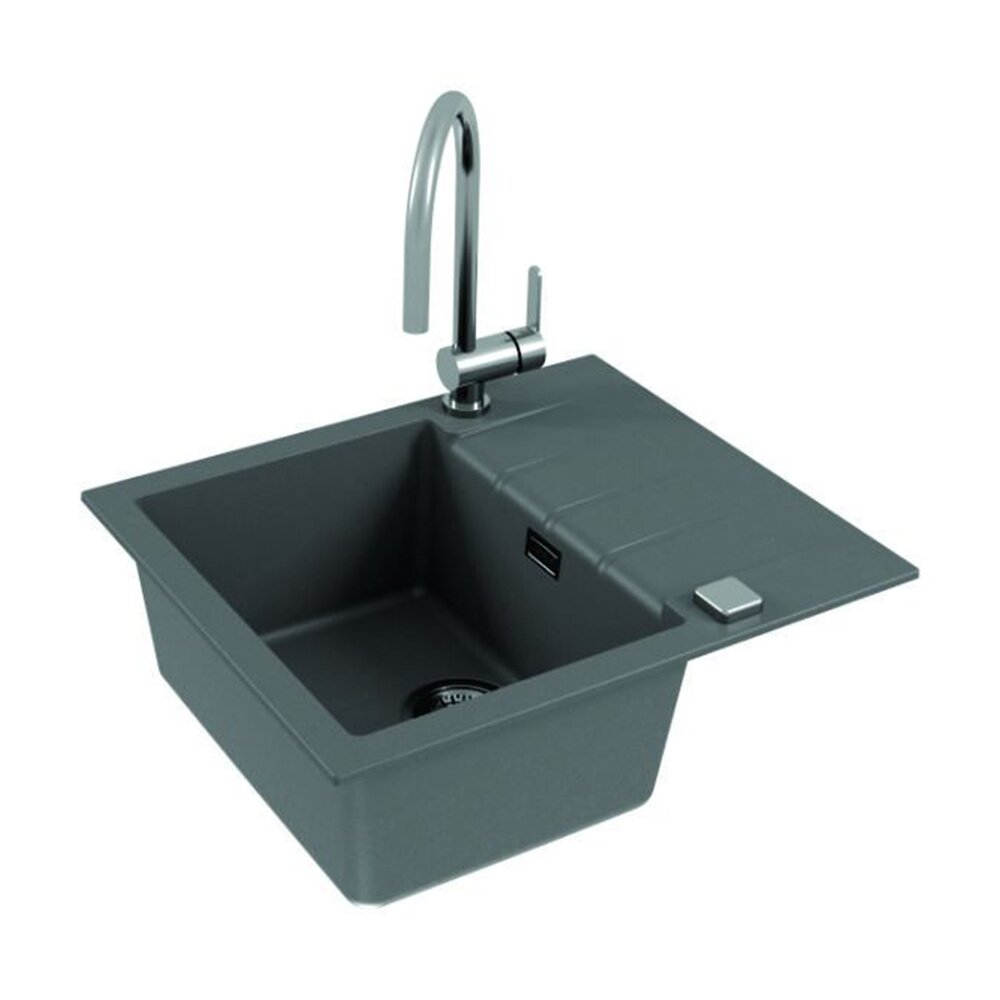 Кухненска мивка Alveus Cadit 10 сив 59x50 см