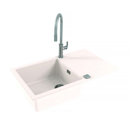 Композиционна мивка Alveus Cadit 40 бяла 86x50 см