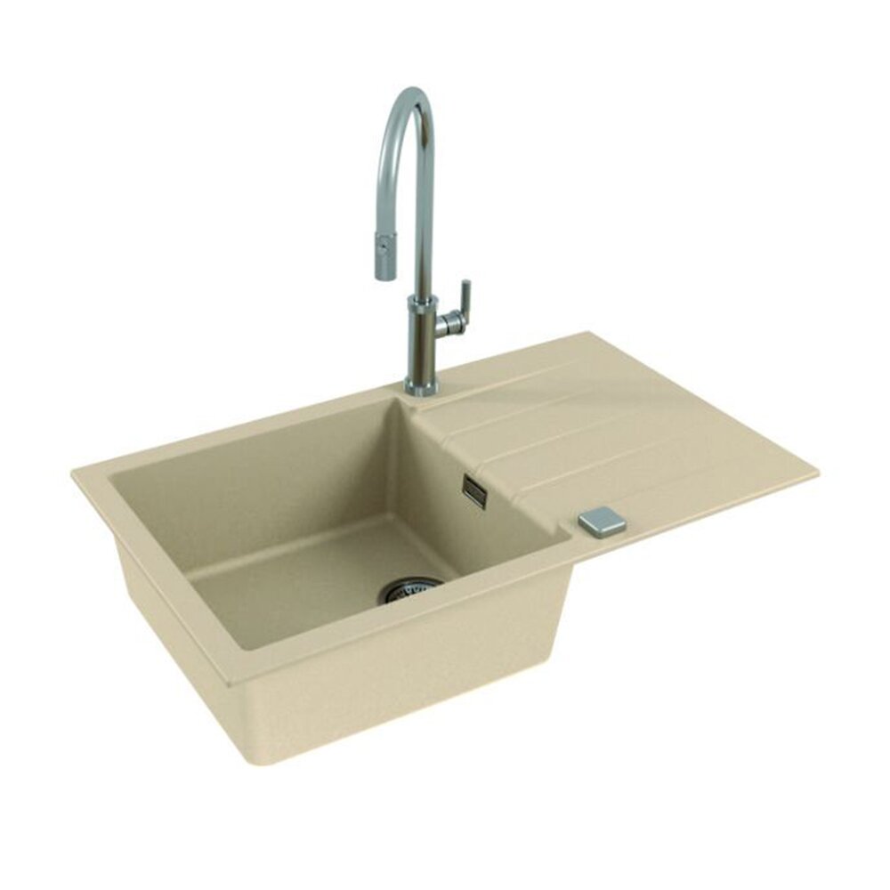 Alveus Cadit 40 Cream Composite Sink 86x50 cm