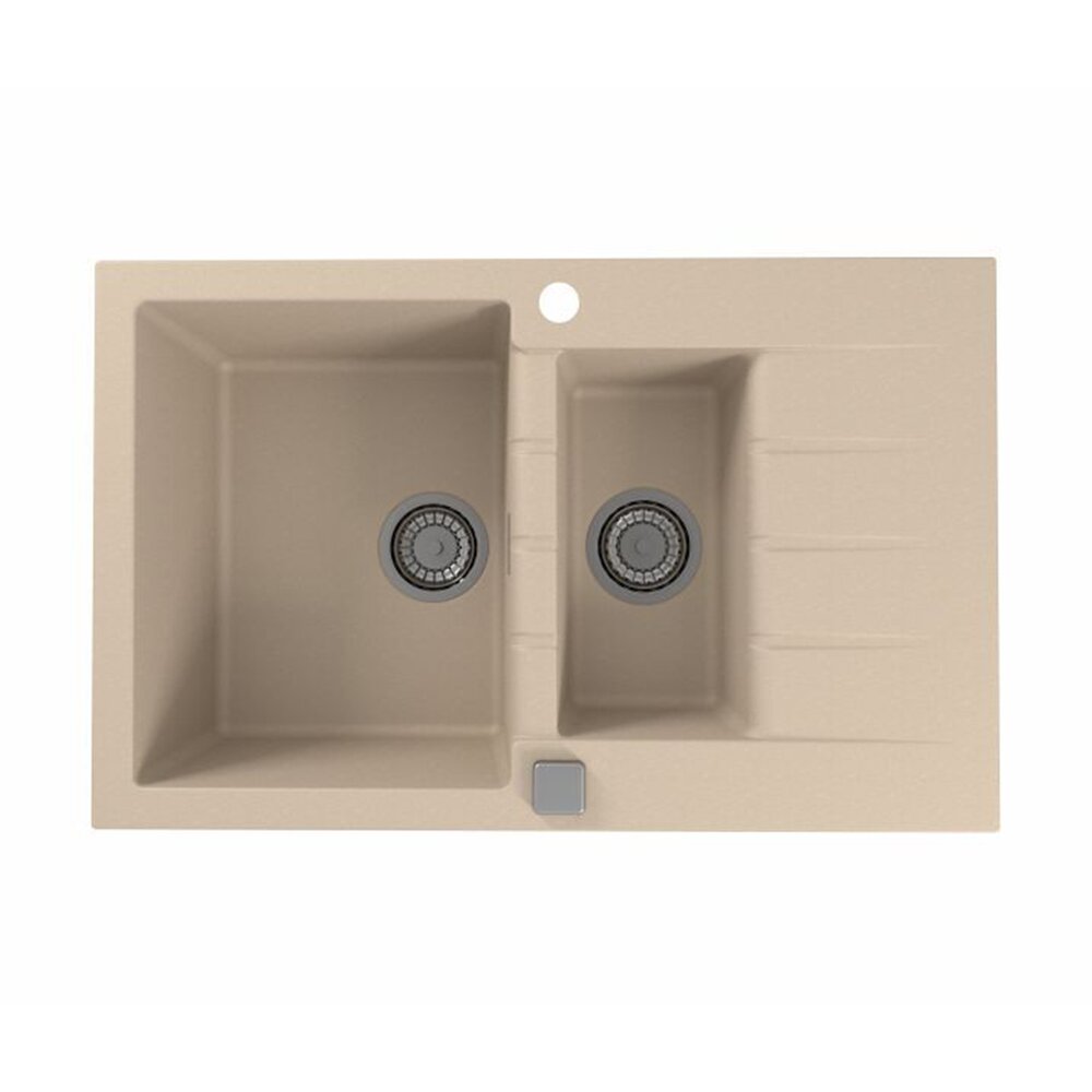 Композитна мивка Alveus Cadit 70 крем Terra 79x50 см