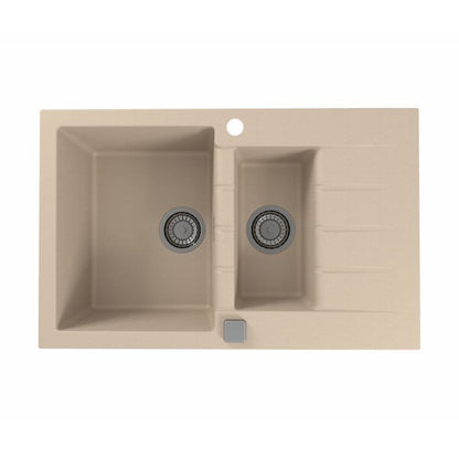Композитна мивка Alveus Cadit 70 крем Terra 79x50 см