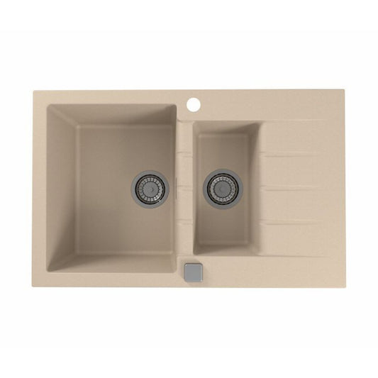 Композитна мивка Alveus Cadit 70 крем Terra 79x50 см