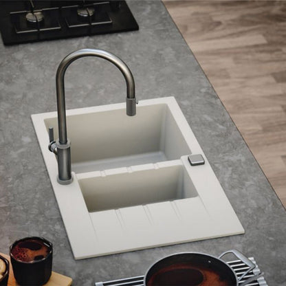 Композитна мивка Alveus Cadit 70 крем Terra 79x50 см