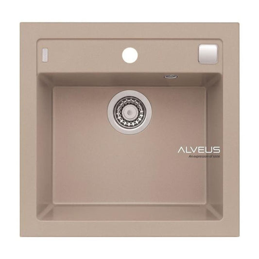 Alveus Formic 20 Composite Sink Beige 52x51 cm