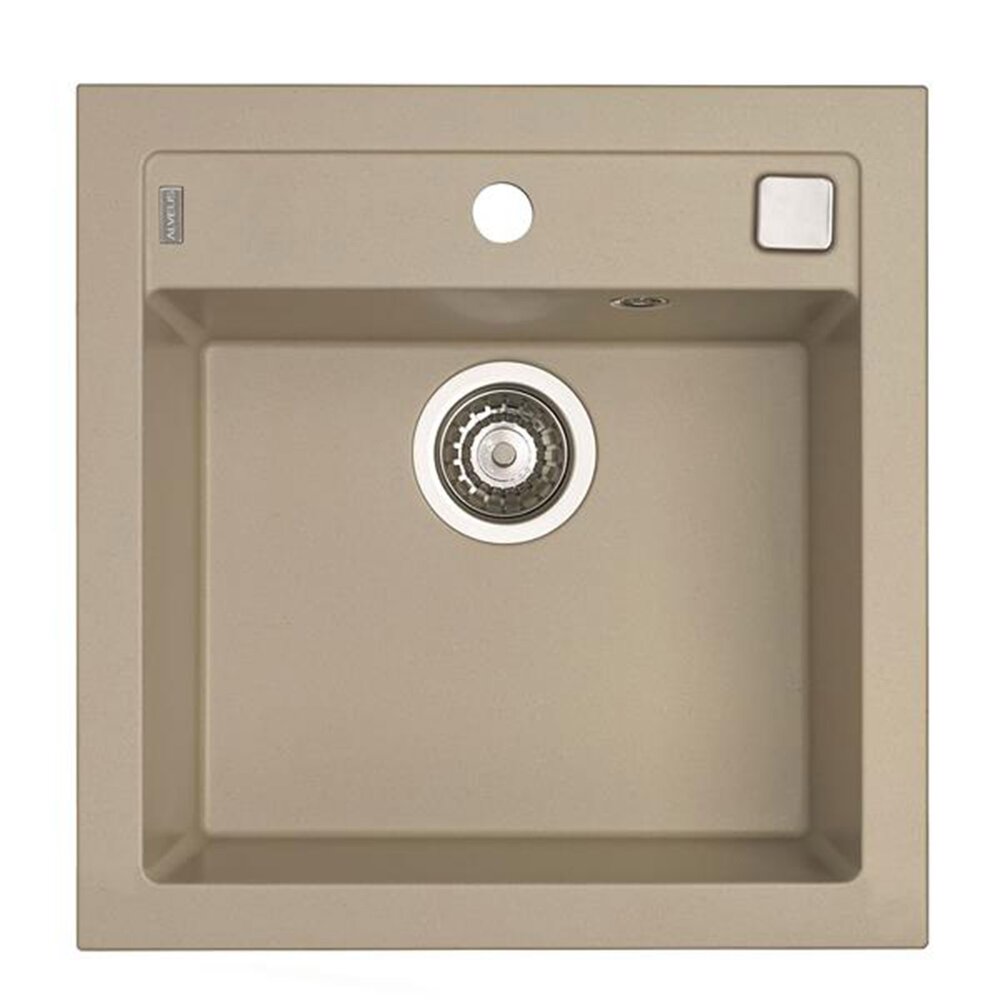 Кухненска мивка Alveus Formic 20 Pebble бежов металик 52x51 см