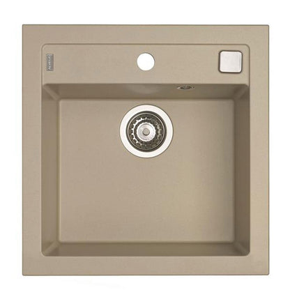 Кухненска мивка Alveus Formic 20 Pebble бежов металик 52x51 см