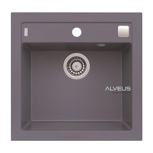 Alveus Formic 20 Steel Metallic Composite Sink 52x51 cm