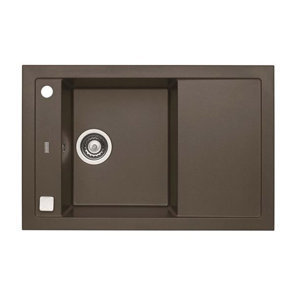 Плотова мивка Alveus Formic 30 шоколадово кафяв металик 76x50 см