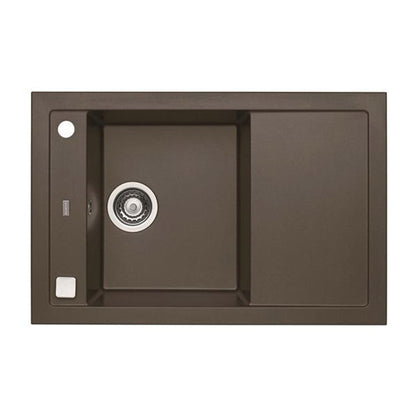 Плотова мивка Alveus Formic 30 шоколадово кафяв металик 76x50 см
