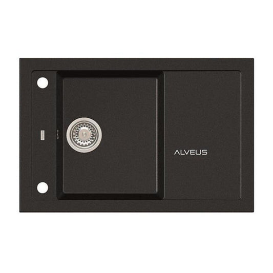Alveus Formic 30 Black Composite Sink 76x50 cm