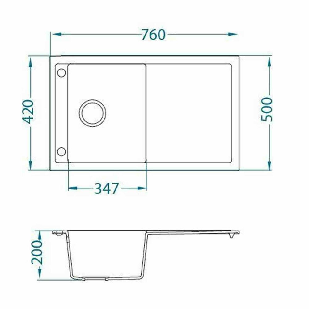 Чиудета композит Alveus Formic 30 Pebble беж металик 76x50 см